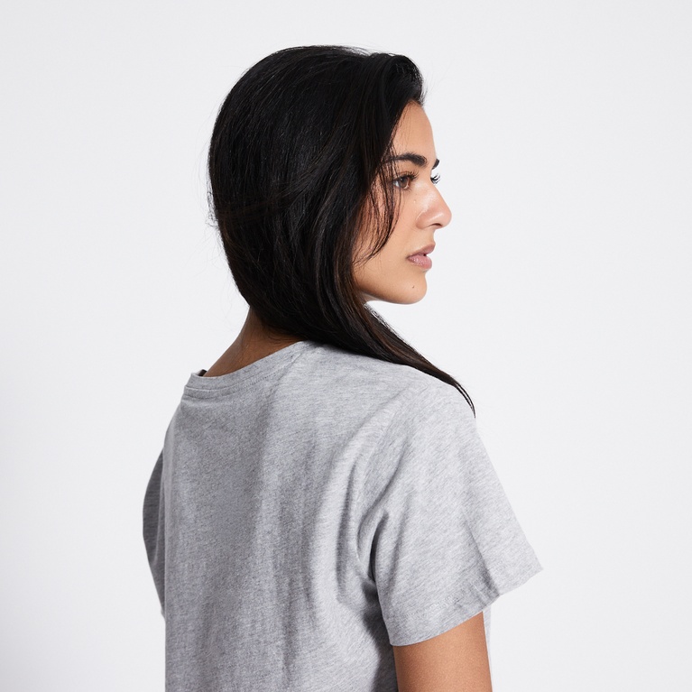 Basic tee "Bea" Grey Melange